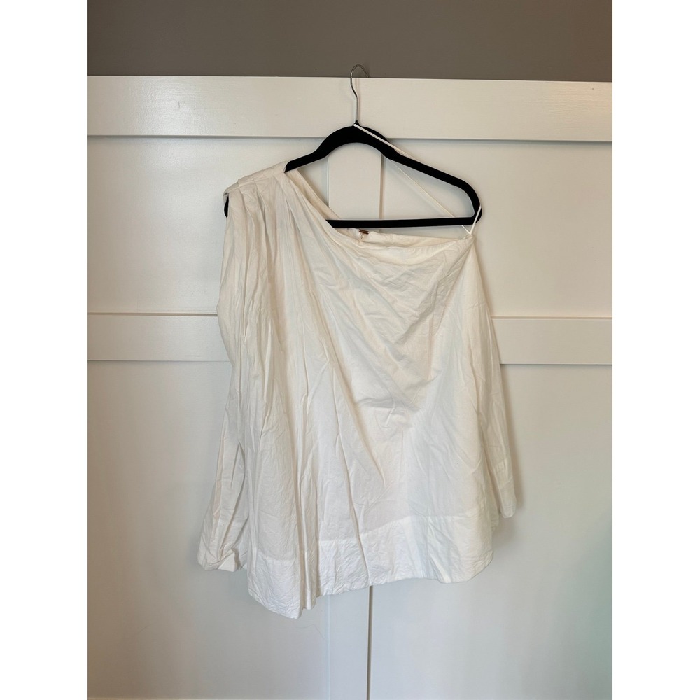 Free people one shoulder‎ mini dress size small EUC